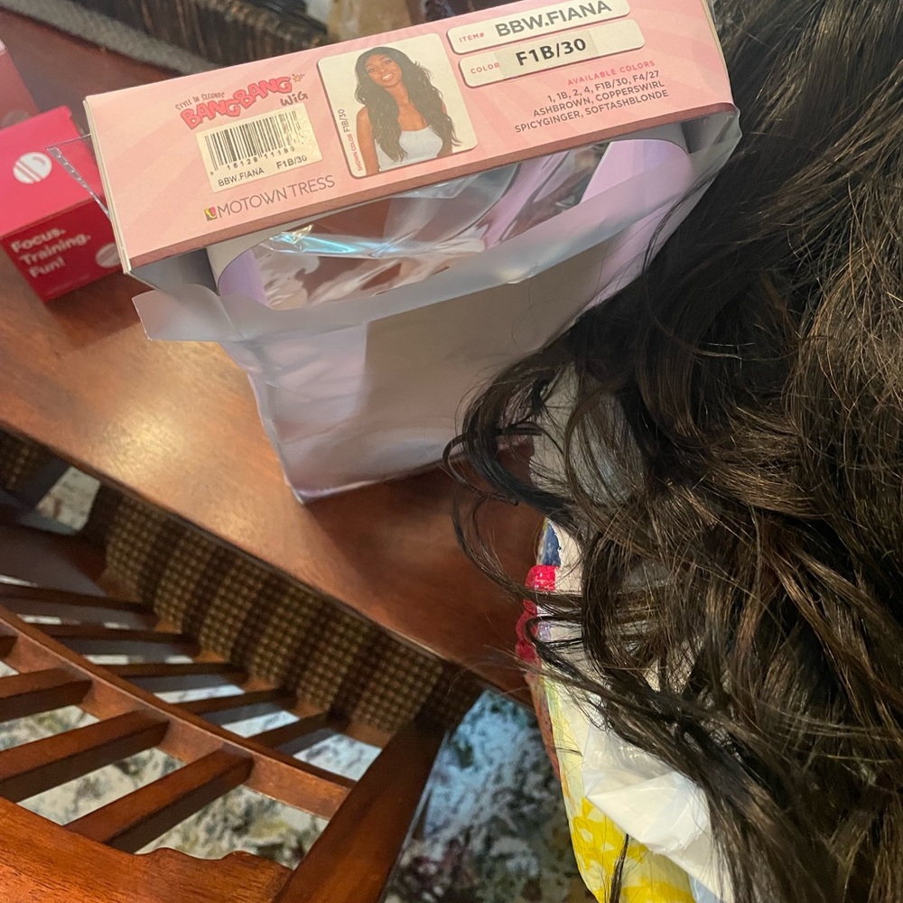 Motowntress BBW Fiana Wavy Human-Look Synthetic Wig - FB1/30 Brown